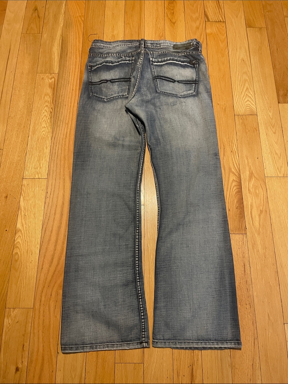Buffalo David Bitton Men's Bootcut Jeans in Faded Blue